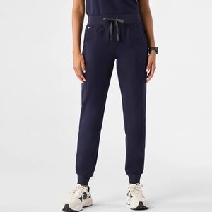 Figs Navy Zamora Scrub Jogger Pants Size Medium Petite